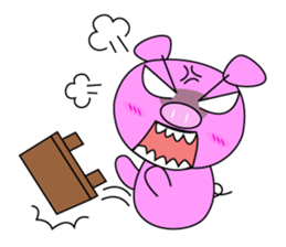 Natty Lazy Piggy sticker #14927879