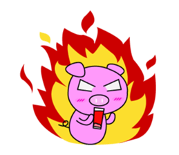 Natty Lazy Piggy sticker #14927885