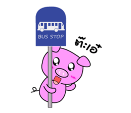 Natty Lazy Piggy sticker #14927887