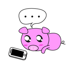 Natty Lazy Piggy sticker #14927898