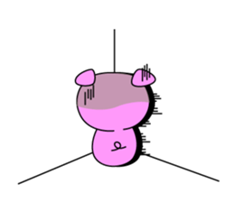 Natty Lazy Piggy sticker #14927899