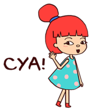 Miss Little's Daily Life sticker #14927929