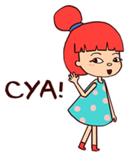 Miss Little's Daily Life sticker #14927929