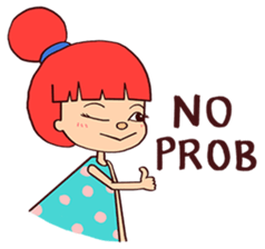 Miss Little's Daily Life sticker #14927931