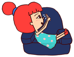 Miss Little's Daily Life sticker #14927952