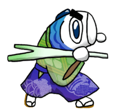 Koinobori Samurai. sticker #14928732