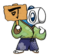 Koinobori Samurai. sticker #14928746