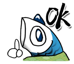 Koinobori Samurai. sticker #14928755