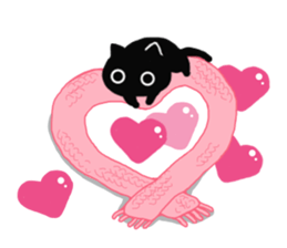 Large font size sticker & spring & cat sticker #14928956