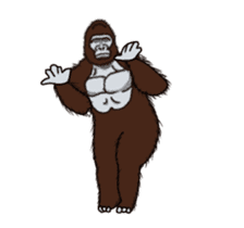 Dancing Gorilla 2 sticker #14929302