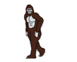 Dancing Gorilla 2 sticker #14929306