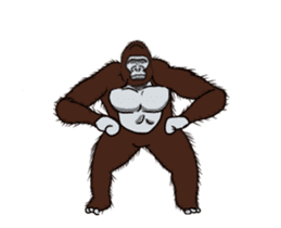 Dancing Gorilla 2 sticker #14929307