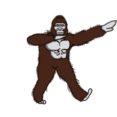 Dancing Gorilla 2
