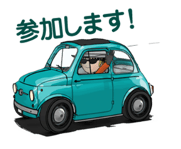 Very cute car! Animated version sticker #14929552