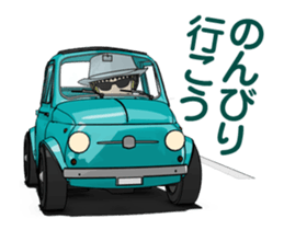 Very cute car! Animated version sticker #14929555