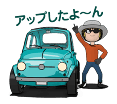 Very cute car! Animated version sticker #14929560