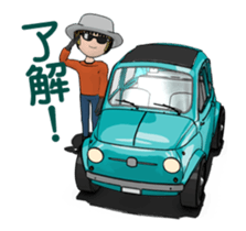 Very cute car! Animated version sticker #14929568