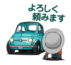 Very cute car! Animated version sticker #14929571