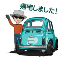 Very cute car! Animated version sticker #14929573