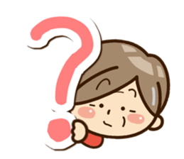 Grandmother Sticker (Hiragana version1) sticker #14929693