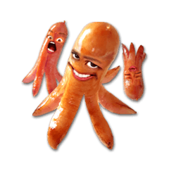 Sticker with the face of the weiner