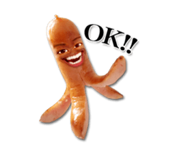 Sticker with the face of the weiner sticker #14930271