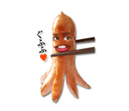 Sticker with the face of the weiner sticker #14930301
