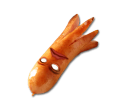 Sticker with the face of the weiner sticker #14930307