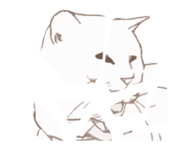 Scandinavian style cat sticker(animated) sticker #14930847