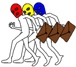 Mask 3 Brothers sticker #14930854