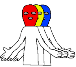 Mask 3 Brothers sticker #14930861