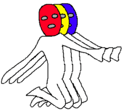 Mask 3 Brothers sticker #14930866