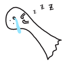 cartoon ghost sticker #14931294