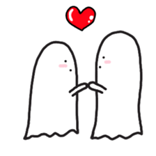 cartoon ghost sticker #14931300