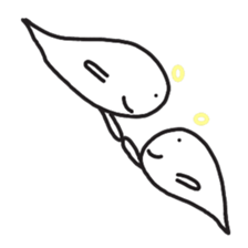 cartoon ghost sticker #14931302