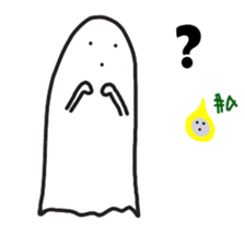 cartoon ghost sticker #14931303