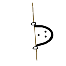 cartoon ghost sticker #14931304