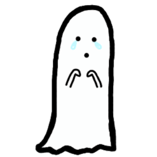 cartoon ghost sticker #14931307