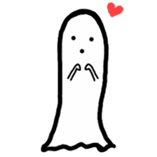 cartoon ghost sticker #14931309