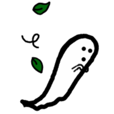 cartoon ghost sticker #14931312