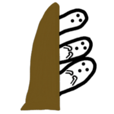 cartoon ghost sticker #14931317