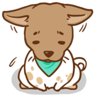 Dian Dian is a Mix Breed dog sticker #14931359