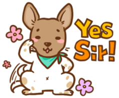 Dian Dian is a Mix Breed dog sticker #14931360