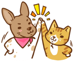 Dian Dian is a Mix Breed dog sticker #14931377