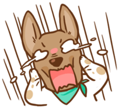 Dian Dian is a Mix Breed dog sticker #14931395