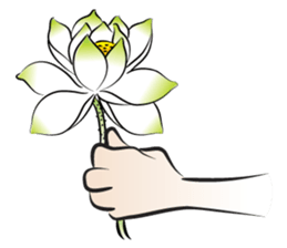 Give you a lotus sticker #14931753