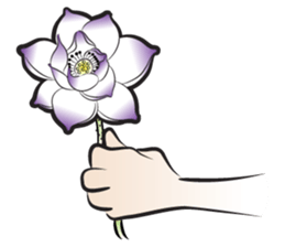 Give you a lotus sticker #14931757