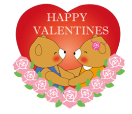 Bobby Bear - Happy Valentine's Day sticker #14931937