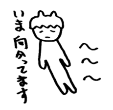 Mr. languid spiritlessness sticker #14932323