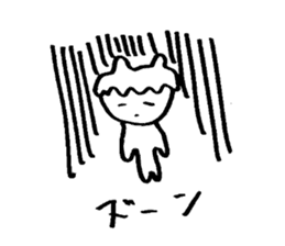 Mr. languid spiritlessness sticker #14932335